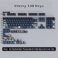 Moonlight Lotus Pond 104+34 / 54 Cherry Profile Keycap Set Cherry MX PBT Dye-subbed for Mechanical Gaming Keyboard